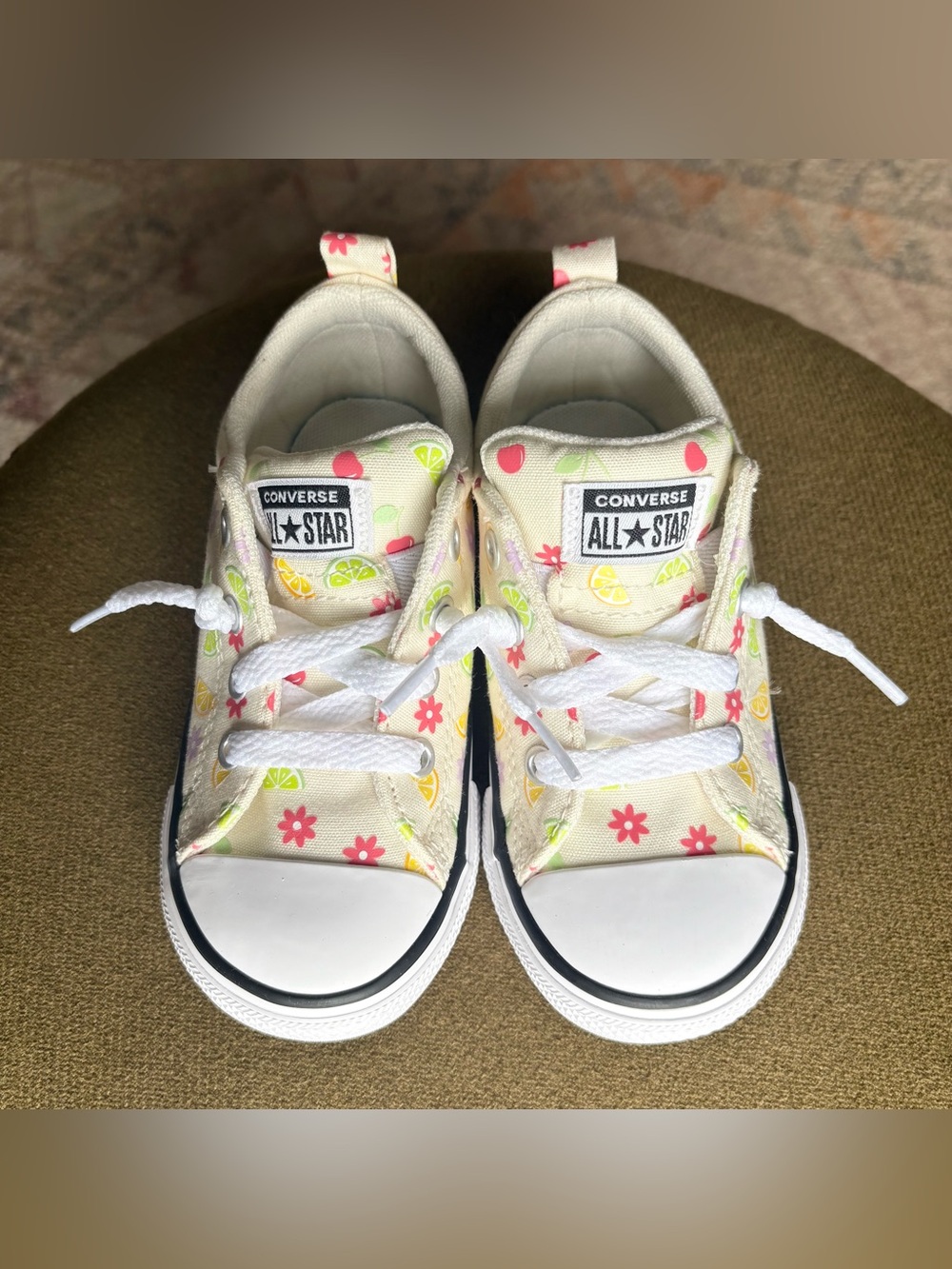 Floral & Fruit Print Converse